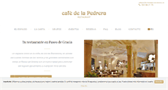 Desktop Screenshot of cafedelapedrera.com
